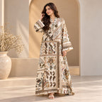 Mahven Printed Maxi Dress