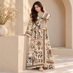 Mahven Printed Maxi Dress