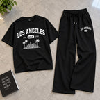 Los Angeles Oversized Black Track sut