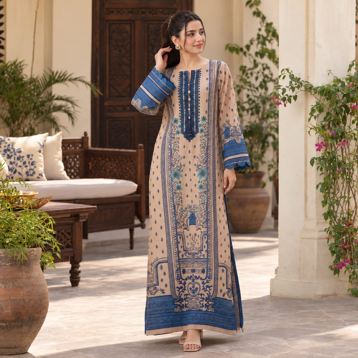 Neelam Print  Dress for women