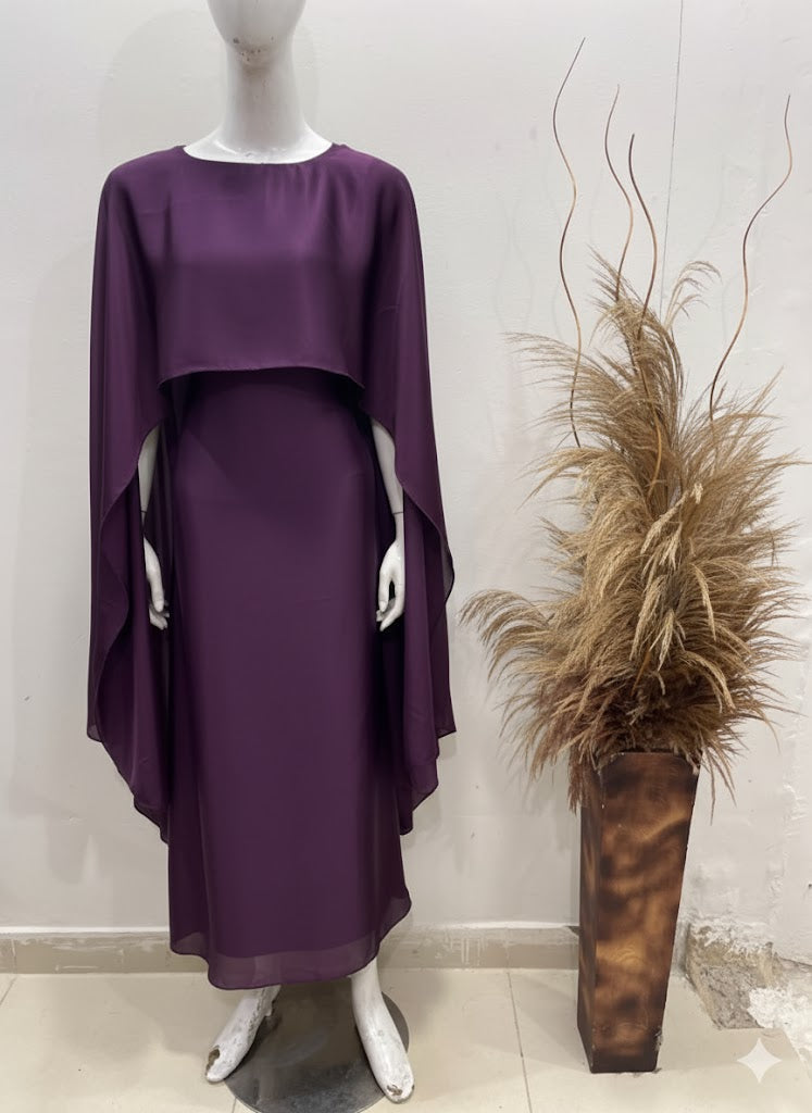 RC'S NEW  PURPLE CAPE GOWN