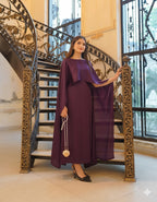 RC'S NEW  PURPLE CAPE GOWN