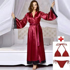 Style Heaven 3 Piece Nightwear Gown+Bra+Panty