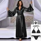 Style Heaven 3 Piece Nightwear Gown+Bra+Panty