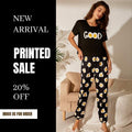 GOOD PRINTED SLEEPWEAR SET