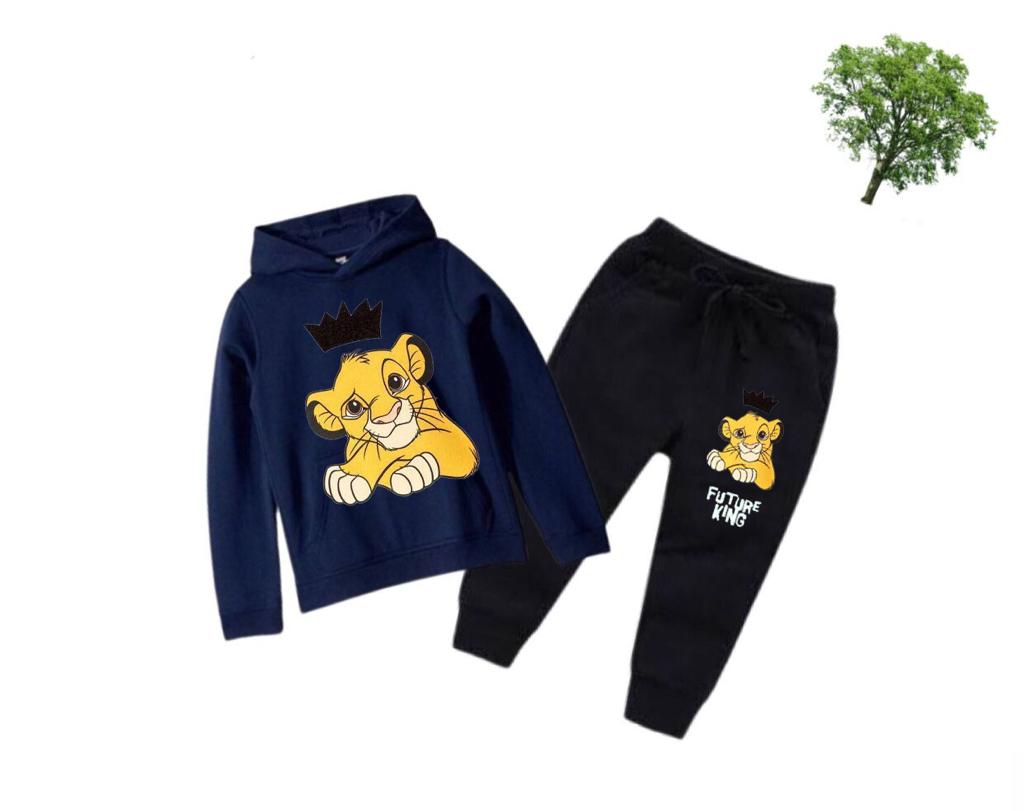 Kids Winter Hoodie Set | Future King Printed