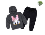 Kids Winter Hoodie Set | Duckling Printed