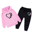 Kids Winter Hoodie Set | Love Butterfly Printed