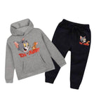 Kids Winter Hoodie Set | Tom & Jerry Printed