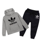 Kids Winter Hoodie Set | Adidas Printed