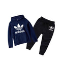 Kids Winter Hoodie Set | Adidas Printed