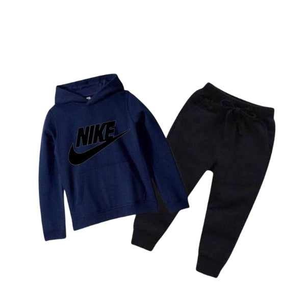 Kids Winter Hoodie Set | Nike Printed