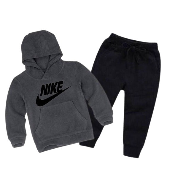 Kids Winter Hoodie Set | Nike Printed