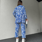 STYLISH ZEBRA line PRINT CO-ORD SET