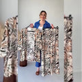 BROWN ZEBRA 2 PCS CO-ORD SET