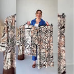 BROWN ZEBRA 2 PCS CO-ORD SET