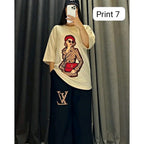 Women Drop Shoulder Summer Suit