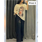 Women Drop Shoulder Summer Suit