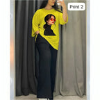Women Drop Shoulder Summer Suit design 01