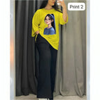 Women Drop Shoulder Summer Suit design 02