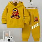 Baby/Boy Stripe Printed fleece Hoodie tracksuit DZ-01