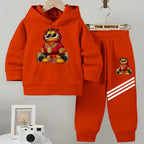 Baby/Boy Stripe Printed fleece Hoodie tracksuit DZ-01
