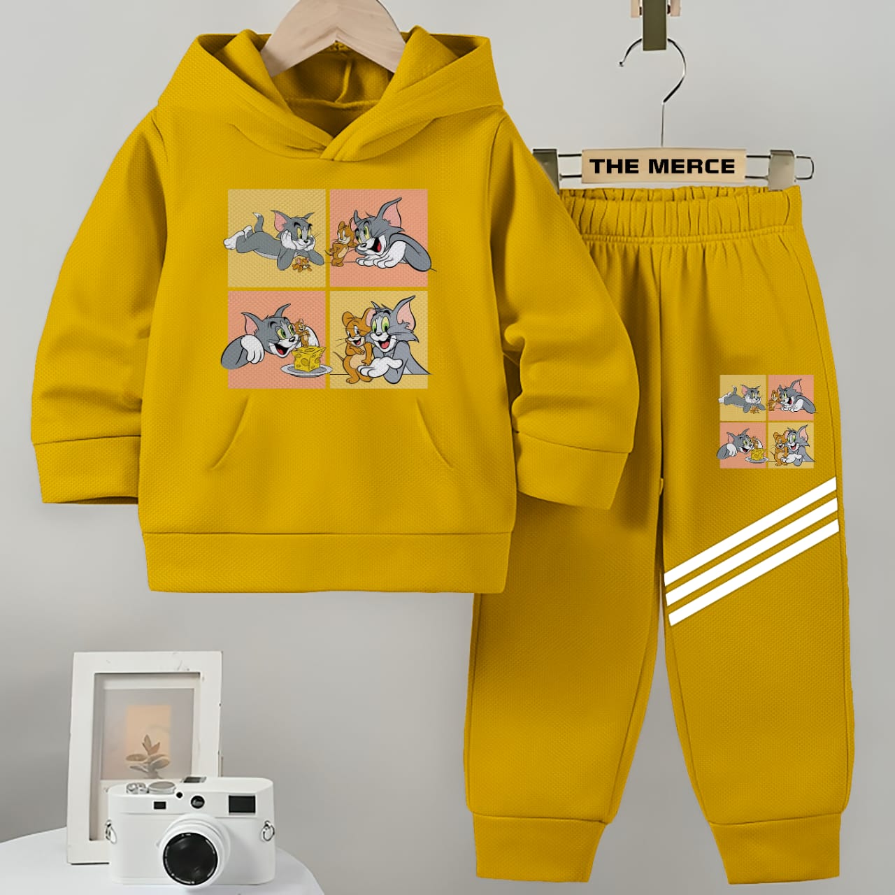 Baby/Boy Stripe Printed fleece Hoodie tracksuit DZ-03