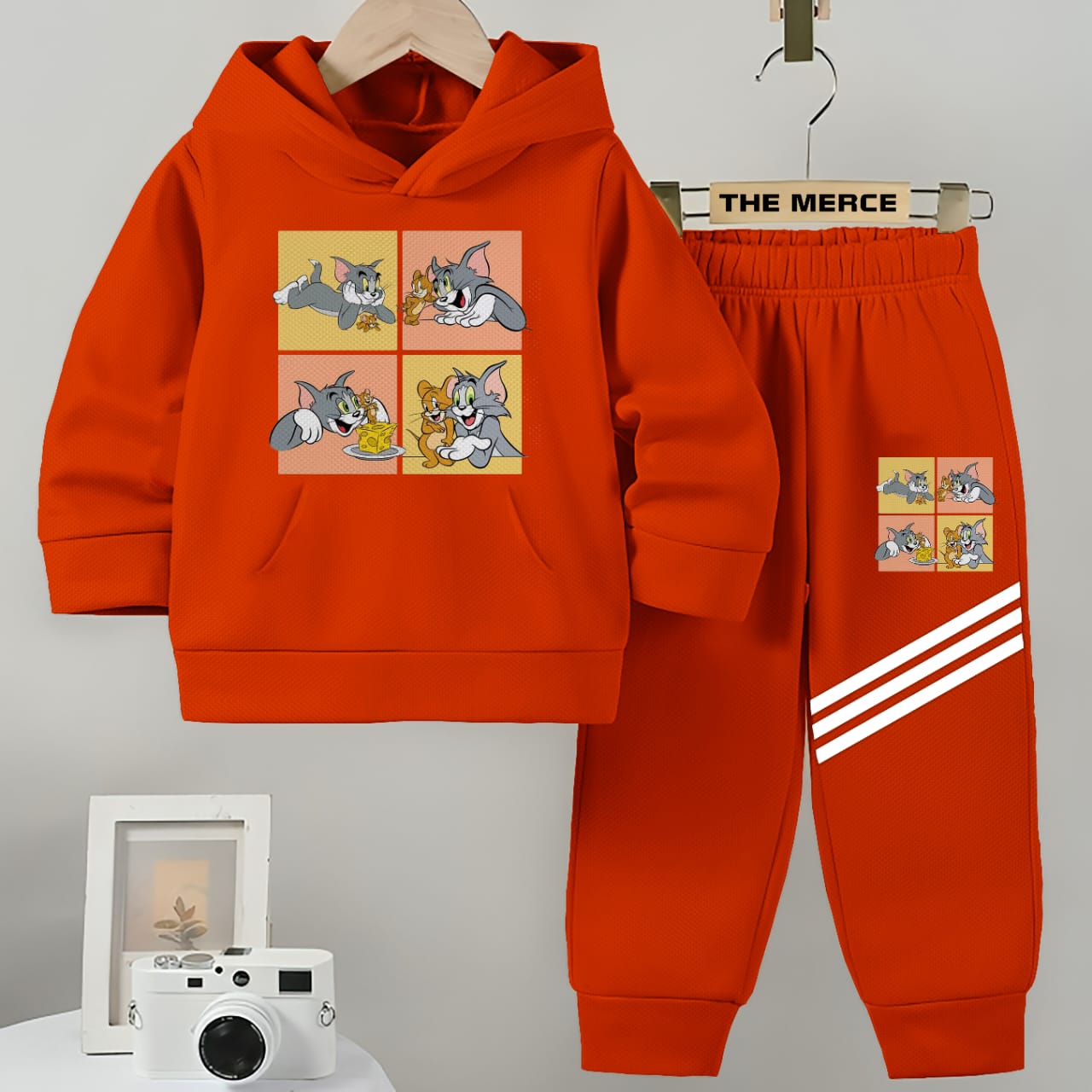 Baby/Boy Stripe Printed fleece Hoodie tracksuit DZ-03