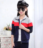 Winter Kids Zipper Pannel Tracksuit
