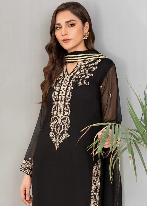 Zari Noir Longline 3-Piece