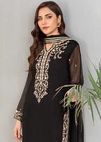 Zari Noir Longline 3-Piece