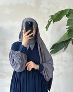 Collar Abaya Only – Premium Georgette | Elegant Daily Wear Abaya