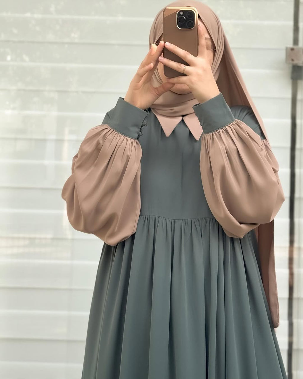 Collar Abaya Only – Premium Georgette | Elegant Daily Wear Abaya