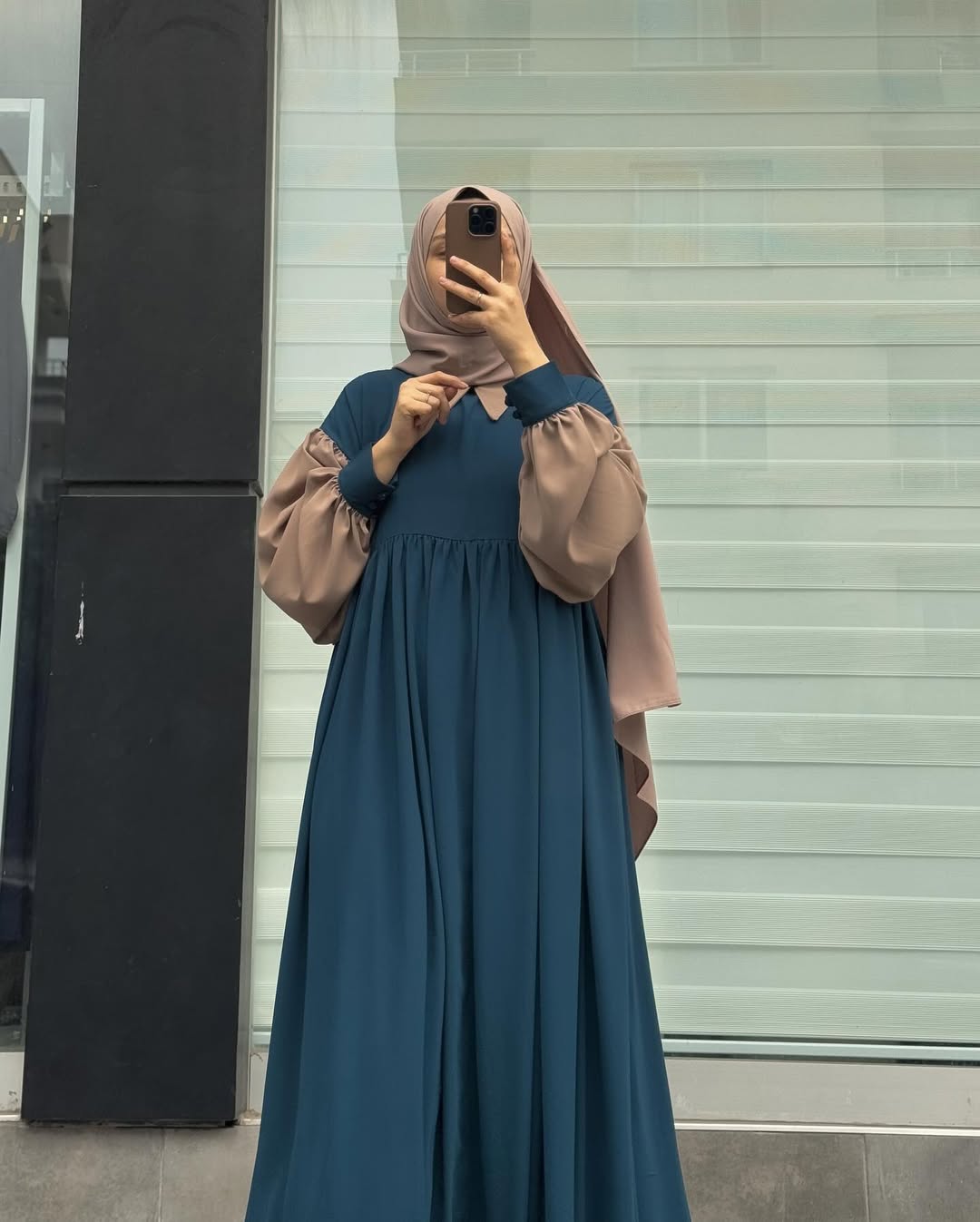 Collar Abaya Only – Premium Georgette | Elegant Daily Wear Abaya