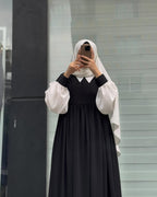 Collar Abaya Only – Premium Georgette | Elegant Daily Wear Abaya
