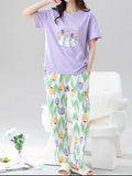 Women's 2-Piece Night Suit - Soft & Comfortable Sleepwear