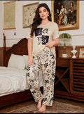 Women's 2-Piece Night Suit - Soft & Comfortable Sleepwear