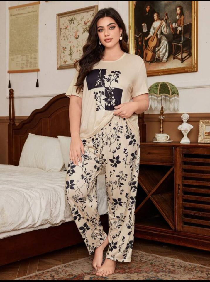 Women's 2-Piece Night Suit - Soft & Comfortable Sleepwear