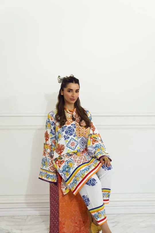 Fiesta Multi-Color Printed Co-Ord Set