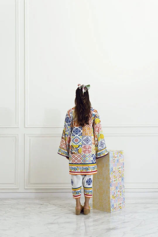 Fiesta Multi-Color Printed Co-Ord Set