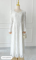 Elegant Floral Lace Full-Length Maxi Dress