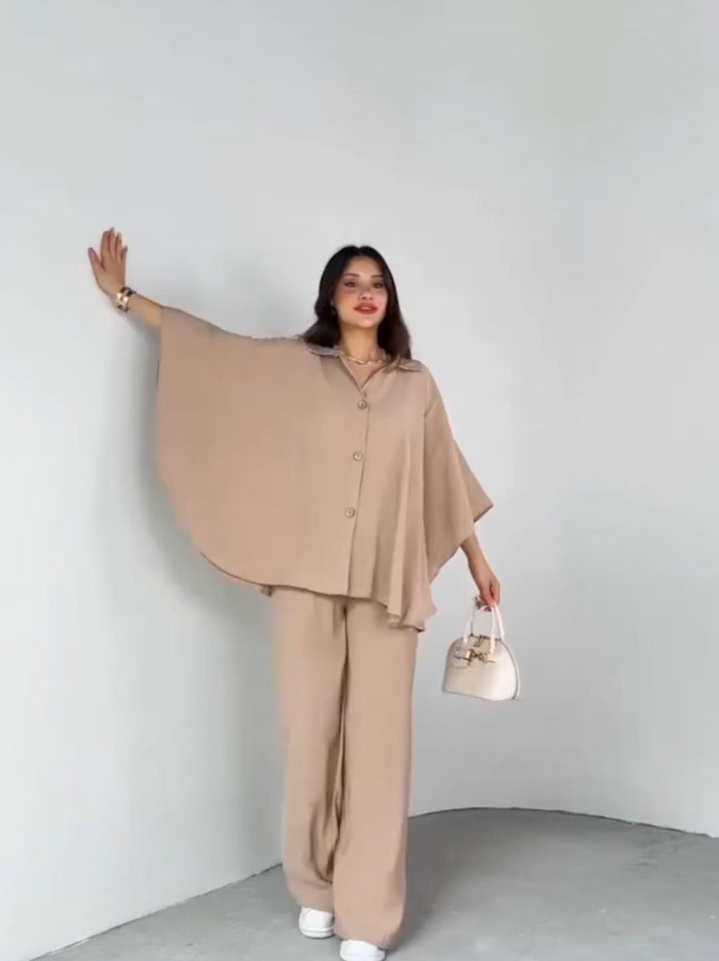 Elegant Kaftan-Style 2-Piece Co-Ord Set