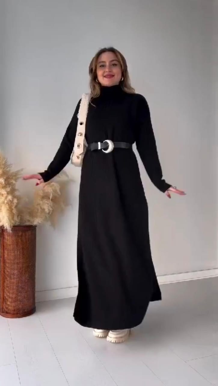 Winter wear ribbed long style Lining  Suit For Women