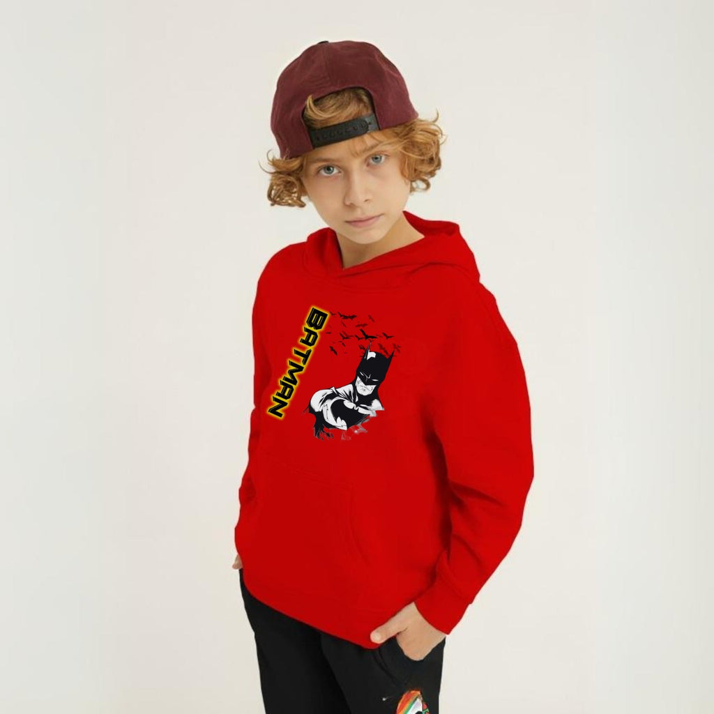 Kids Winter Hoodie Set | Batman Printed