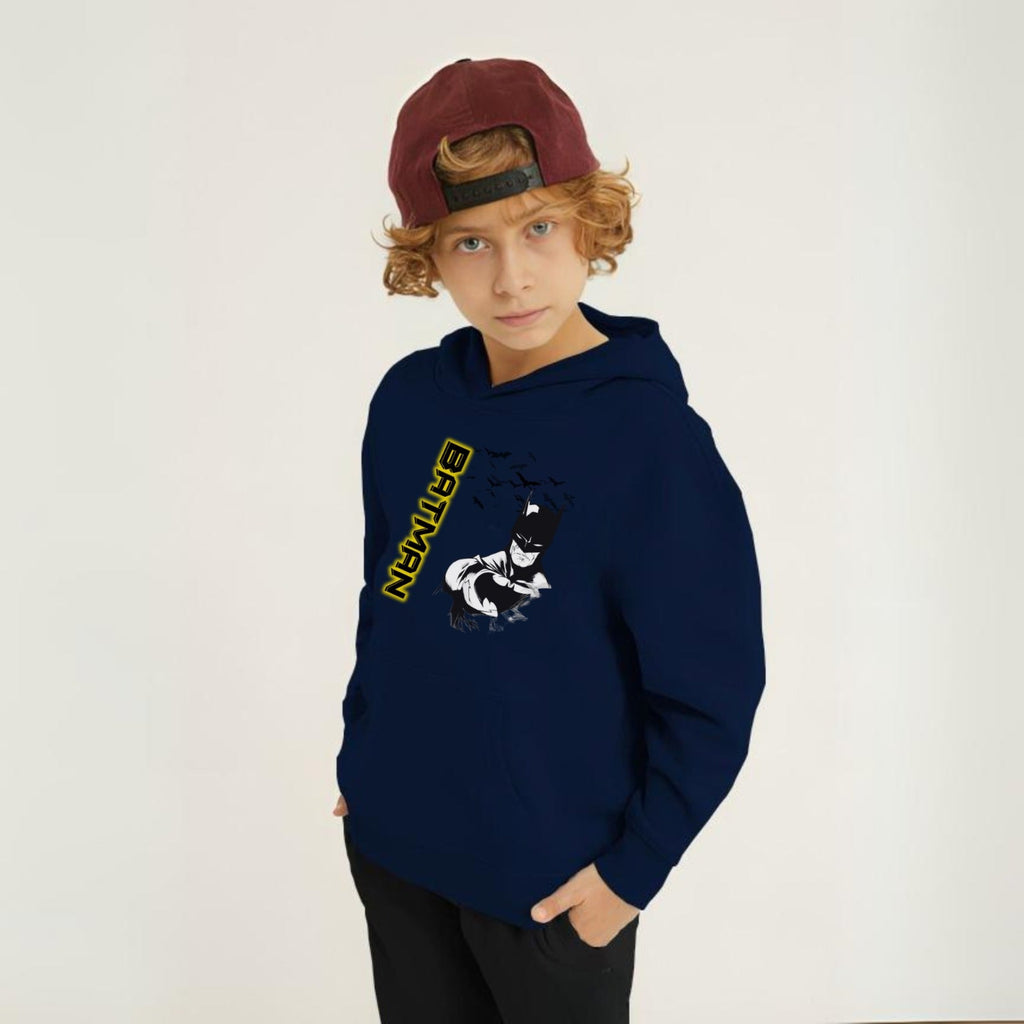 Kids Winter Hoodie Set | Batman Printed