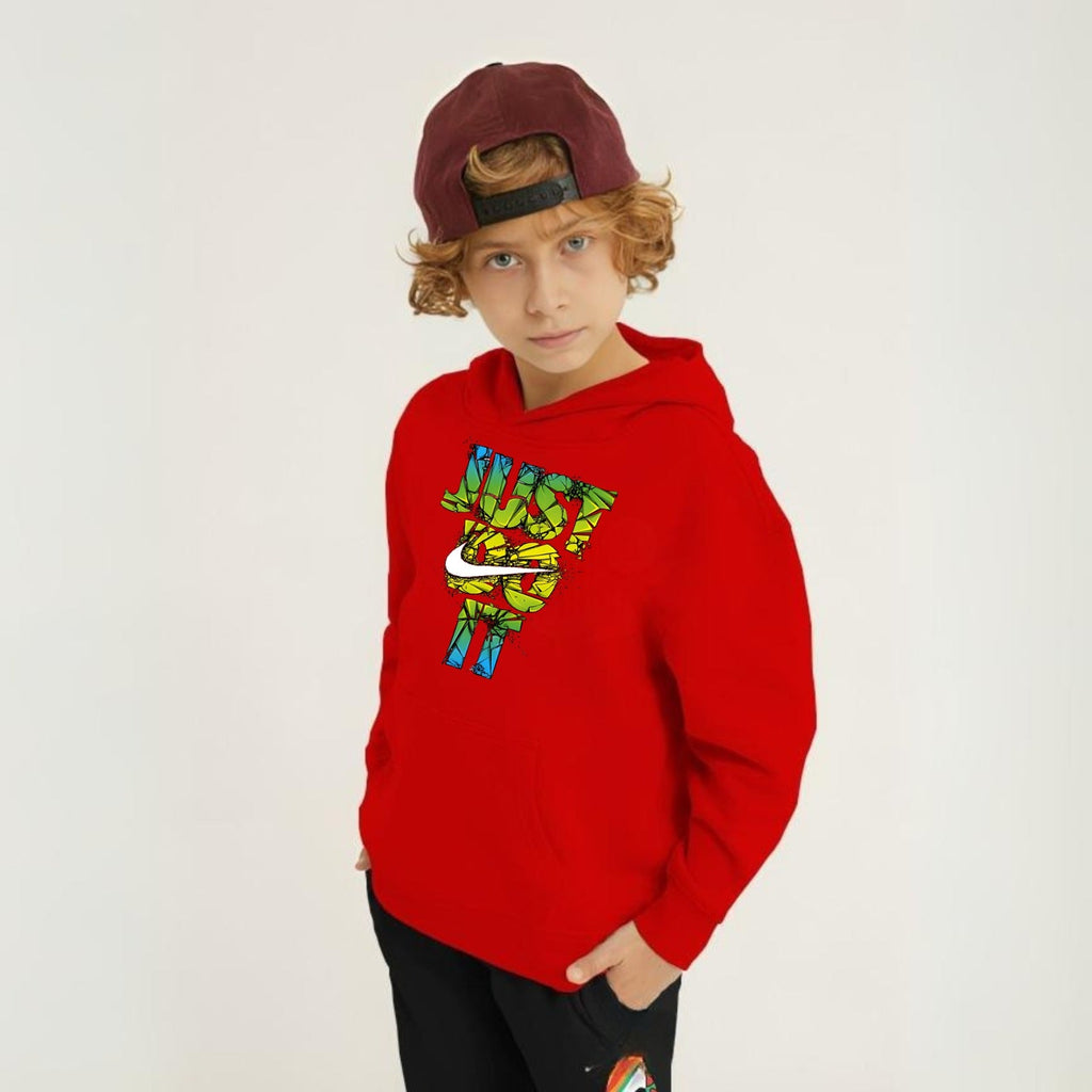 Kids Winter Hoodie Set | Just do it Printed