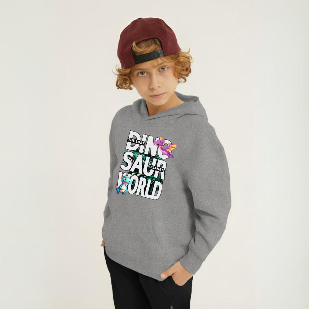 Kids Winter Hoodie Set | Dinosaur World Printed