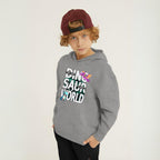 Kids Winter Hoodie Set | Dinosaur World Printed