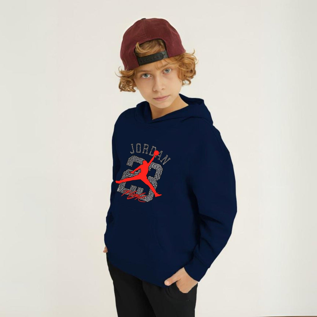 Kids Winter Hoodie Set | J 23 Printed
