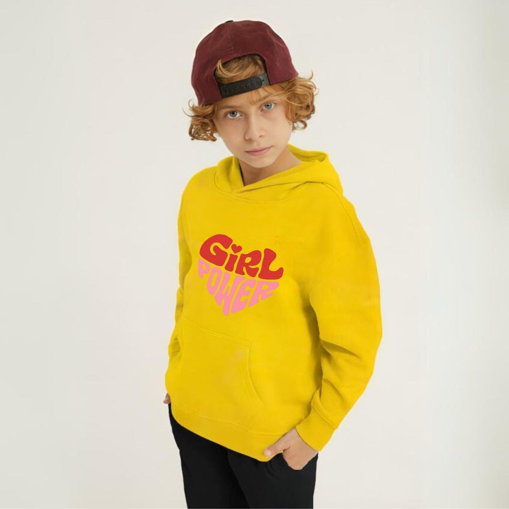 Kids Winter Hoodie Set | Girl Power Printed